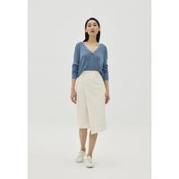 Gambar Love, Bonito - Rok Wanita - Araceli Asymmetrical Denim Skirt - Ivory dari Love, Bonito ID Kab. Bekasi 3 Tokopedia