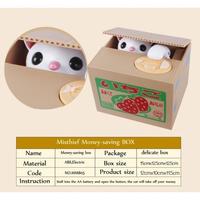 Gambar Celengan Kucing Lucu Pencuri Koin Cat Piggy Bank Ocelot Remover dari Afika Smarthome Kota Administrasi Jakarta Barat 4 Tokopedia