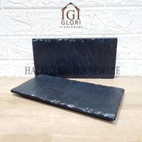 Gambar GLORI Premium Melamin 25x12,5x1,5cm | Piring Sushi Batu Alam G2710 dari HappyCool Houseware Kota Tangerang 2 Tokopedia