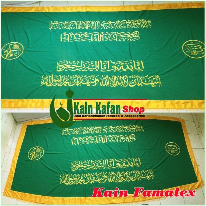 Gambar SaLe Kain tutup keranda jenazah Full bordir komputer bahan famatex dari Toko Anisa Salsabila Kota Surabaya Tokopedia