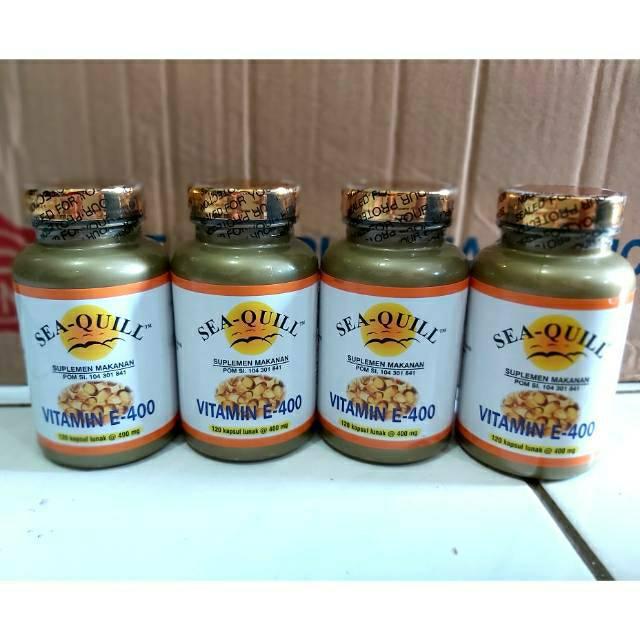 Gambar Seaquill vitamin e 400iu (120) original BPOM / sea-quill vitamin E dari RukunSantoso_NEW Kota Bekasi Tokopedia