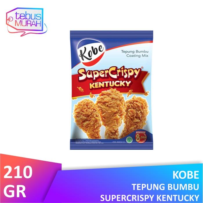 Gambar Kobe Tepung Bumbu Supercrispy Kentucky 210gr dari Tk Tebus Murah Kota Administrasi Jakarta Pusat Tokopedia