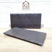 Gambar GLORI Premium Melamin 25x12,5x1,5cm | Piring Sushi Batu Alam G2710 dari HappyCool Houseware Kota Tangerang 4 Tokopedia