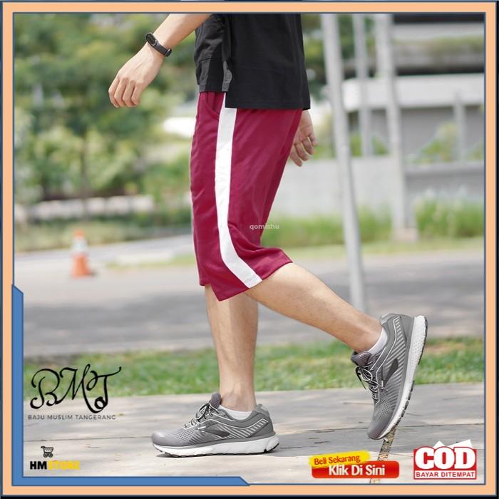 Gambar Celana Olaraha Pendek Pria By Qomishu / Celana Kolor Jumbo Elvas/Lari dari Hasan Muslim Store Kota Tangerang Selatan Tokopedia