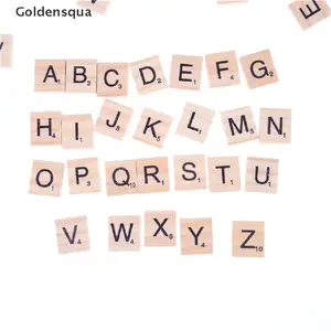 [GSQ] 100Pcs Kid English Scrabble Toy Words Letters Alphabet Learn For