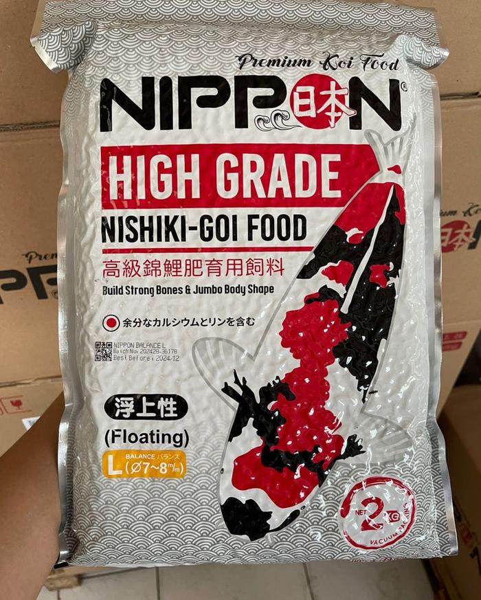 Gambar Nippon Balance Growth Grow Size L 2kg 2 kg Pelet Pakan Pellet Koi Food dari Makassar Hobi Kota Makassar Tokopedia