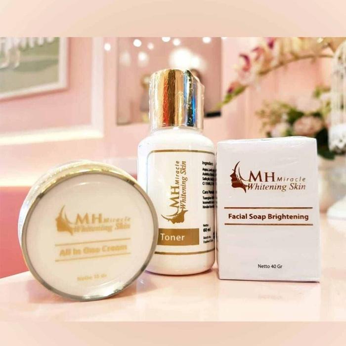 Gambar Ecer Cream MH Miracle Whitening Cream All In One ORIGINAL 100% BPOM dari Sentra Kosmetik ID Kota Bogor Tokopedia