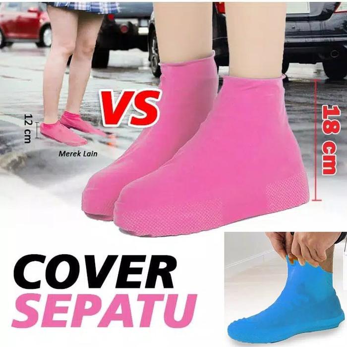 Gambar Cover Shoes Jas Pelapis Sepatu Karet Anti Air Hujan Waterproof Tinggi dari Lockgamerz Electronic Kota Administrasi Jakarta Barat Tokopedia