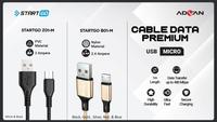 Gambar ADVAN STARTGO Kabel Cable Data Premium USB to Micro dari Golden Celluler Kota Administrasi Jakarta Pusat 2 Tokopedia