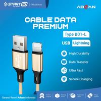 Gambar ADVAN STARTGO Kabel Cable Data Premium USB to Lightning Iphone - B01-L Black dari Golden Celluler Kota Administrasi Jakarta Pusat 2 Tokopedia