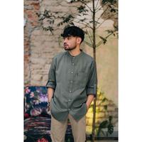 Gambar Cotton Inch x Coop Design - Husna Kemeja Koko Polos Lengan Panjang dari COTTON INSTYLE OFFICIAL SHOP Kota Bandung 2 Tokopedia