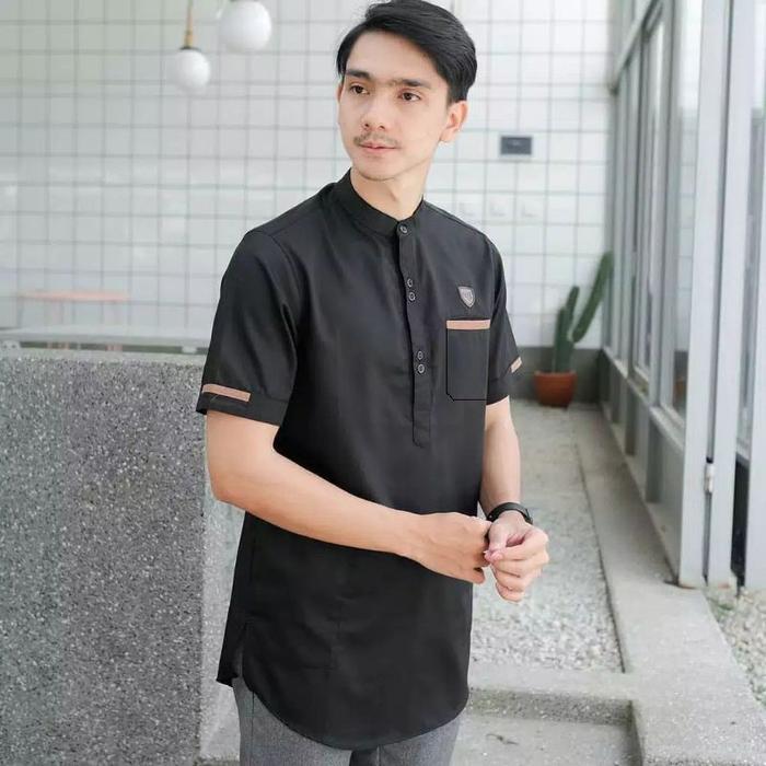 Gambar Koko Kurta Lengan Pendek Matt Katun Adem Tebal Terlaris dari Jefry Salaam Kota Depok Tokopedia
