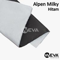 Gambar Bahan Kain Alpen Milky Hitam - Kain Parasut Anti Air Murah dari Weva Textile Kota Surabaya 1 Tokopedia