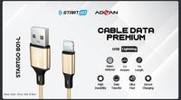 Gambar ADVAN STARTGO Kabel Cable Data Premium USB to Lightning Iphone - B01-L Black dari Golden Celluler Kota Administrasi Jakarta Pusat 3 Tokopedia
