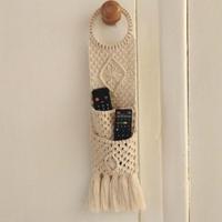 Gambar Kantong Remote Macrame Macrame Remote Holder/hiasan dinding minimalis dari ocean blue home Kota Administrasi Jakarta Barat 1 Tokopedia