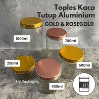 Gambar ToplesKaca250ml 400ml500ml700ml1000ml/JarKaca /Topleskue dari HS PACKAGING Kota Administrasi Jakarta Barat 1 Tokopedia