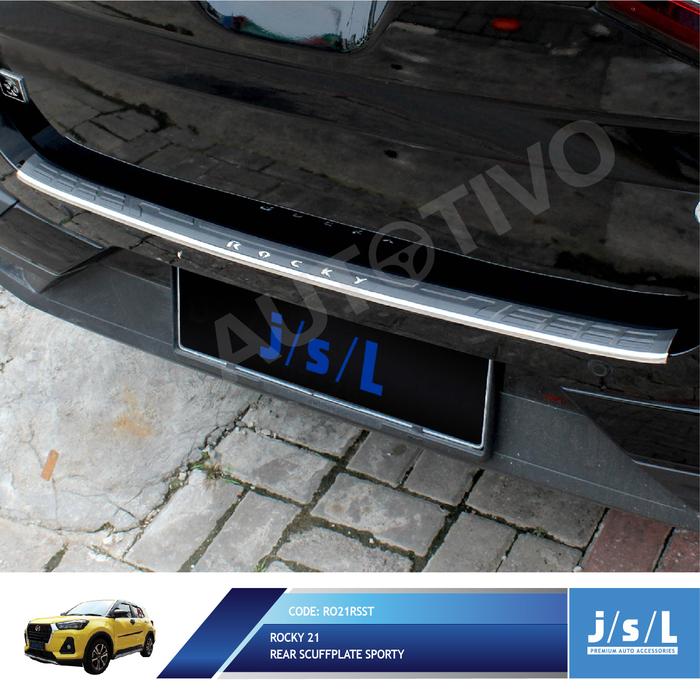 Gambar Rear Scuff Plate Rocky 2021 JSL Sillplate Belakang Sporty dari Autotivo Official Kota Tangerang Selatan Tokopedia