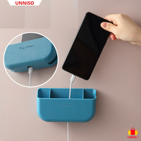 Gambar UNNISO - Wall Mounted Tempat Penyimpanan Remote Holder Multifungsi WM2 - Biru dari unniso Kota Bandung 3 Tokopedia