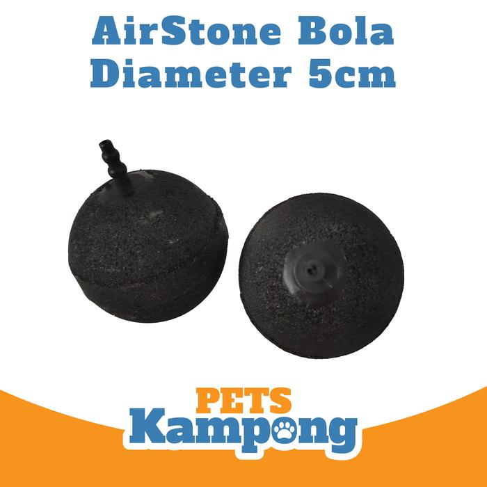 Gambar Air Stone Batu Aerator Bola Bulat Aerasi Gelembung merek Multi dari Pets Kampong Kota Administrasi Jakarta Utara Tokopedia