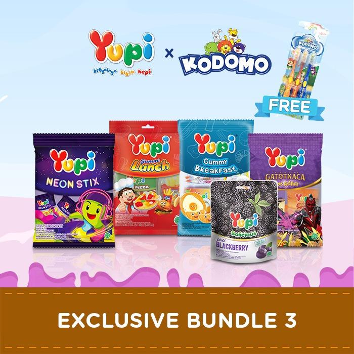 Gambar Yupi Exclusive Bundle 3 dari Yupi Gummy Candies Kota Administrasi Jakarta Timur Tokopedia