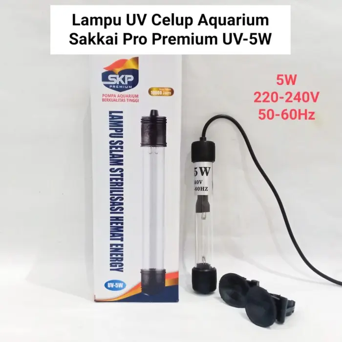 Lampu UV sterilisasi Aquarium Sakkai Pro Premium UV- 5W/ 7W/ 9W/ 11W 3