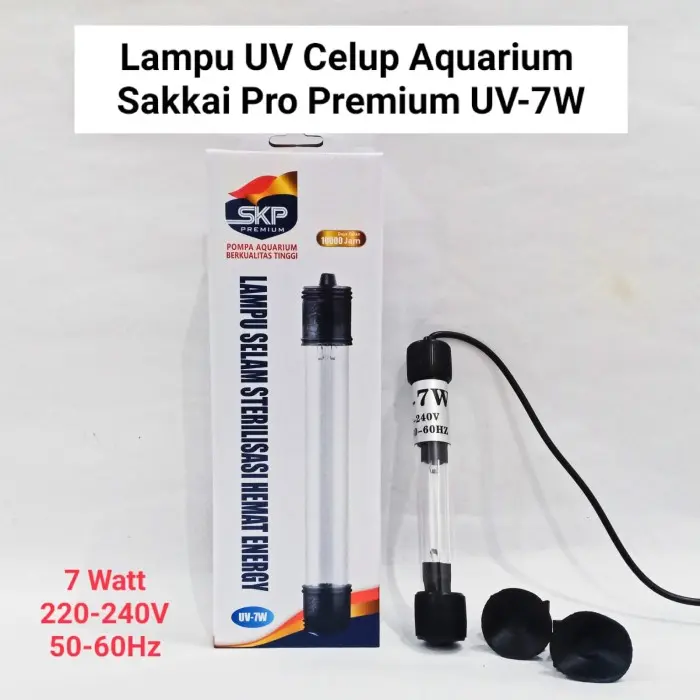 Lampu UV sterilisasi Aquarium Sakkai Pro Premium UV- 5W/ 7W/ 9W/ 11W 0