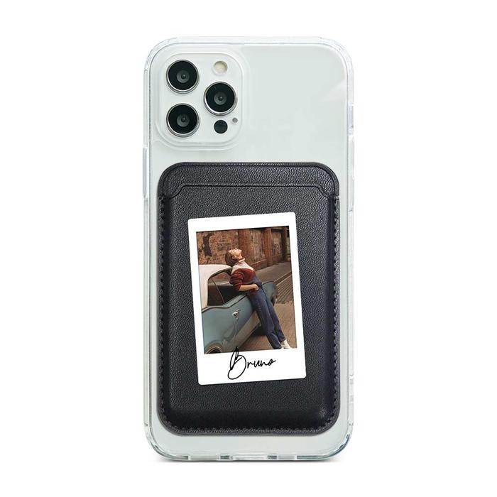 Gambar Cassion Pocket Wallet Card Holder Magnetic Dompet Kartu Custom Polaroid Pocket - Black, Original dari Cassion Official Kota Administrasi Jakarta Barat Tokopedia
