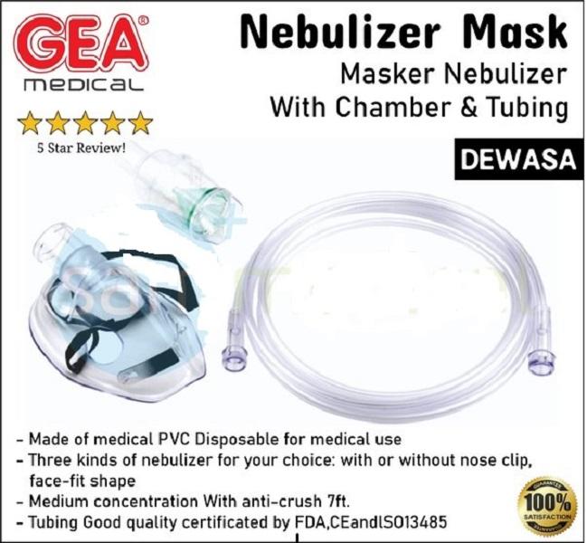 MASKER NEBULIZER DEWASA GEA