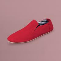 Gambar Junkiee Canvas Red Sepatu Slip On Unisex Kasual Flat Shoes Anti Slip Bahan Lentur Praktis untuk Traveling Size 38-45 - 38 dari Junkiee Kota Bandung 3 Tokopedia
