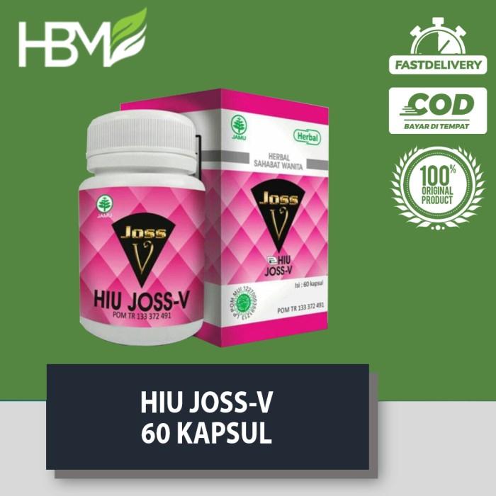 HIU JOSS V 60 KAPSUL HERBAL KEBERSIHAN KEWANITAAN KEPUTIHAN MERAPATKAN RAHIM