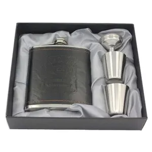 One Two Cups Botol Bir Stainless Steel with Shot Glass 7 Oz - Black