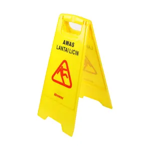 Krisbow Floor Sign Awas Lantai Licin - Kuning KW1800108
