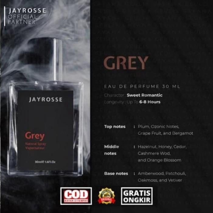 Gambar Jayrosse Grey Parfum Original - Jayrosse Grey Parfum Pria dari KHA Creative Kab. Cirebon Tokopedia