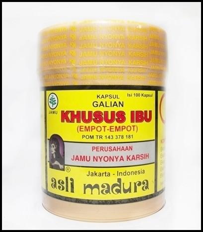 Gambar Jamu Khusus Ibu / Empot-Empot Ny. Karsih (100 Kapsul) dari Nyonya Karsih Shop Kota Administrasi Jakarta Utara Tokopedia