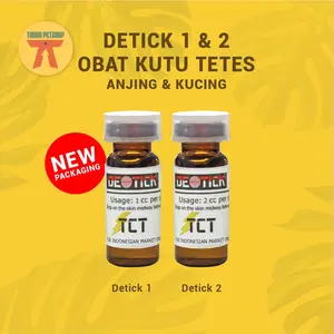 Obat Kutu Detick Kucing & Anjing 10-20kg /PC