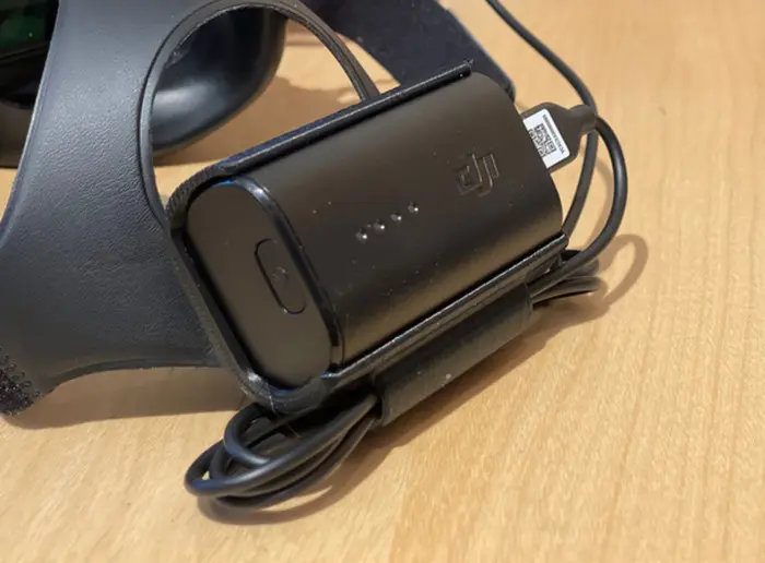 DJI FPV Googles V2 Battery Holder (3d print 1