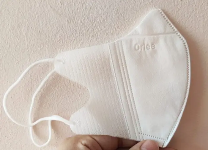 Masker Duckbill 3D Embos Orlee 3 Ply 3Ply Earloop Kemenkes isi 10 pcs 1