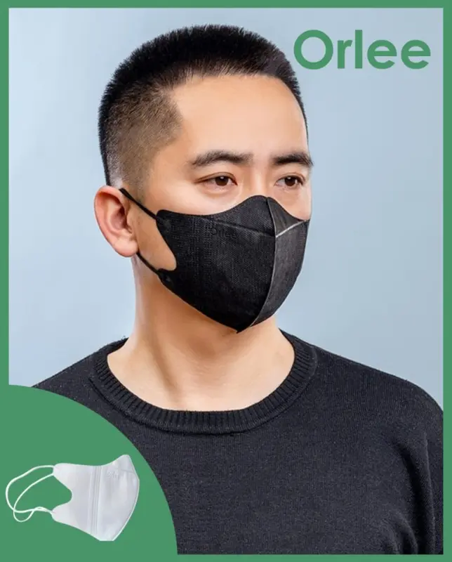 Masker Duckbill 3D Embos Orlee 3 Ply 3Ply Earloop Kemenkes isi 10 pcs 3