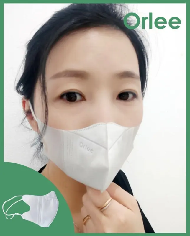 Masker Duckbill 3D Embos Orlee 3 Ply 3Ply Earloop Kemenkes isi 10 pcs 2