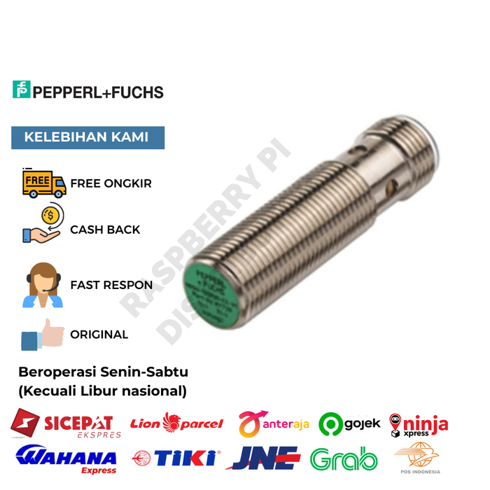 Jual Pepperl + Fuchs M12 x 1 Inductive Sensor Barrel PNP NBB2-12GM30-E2 ...
