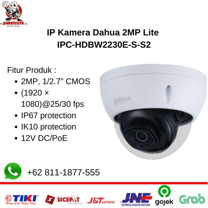 Gambar IP Kamera Dahua 2MP Lite IPC-HDBW2230E-S-S2 - Indoor dari RAJA CCTV MURAH Kota Administrasi Jakarta Utara Tokopedia
