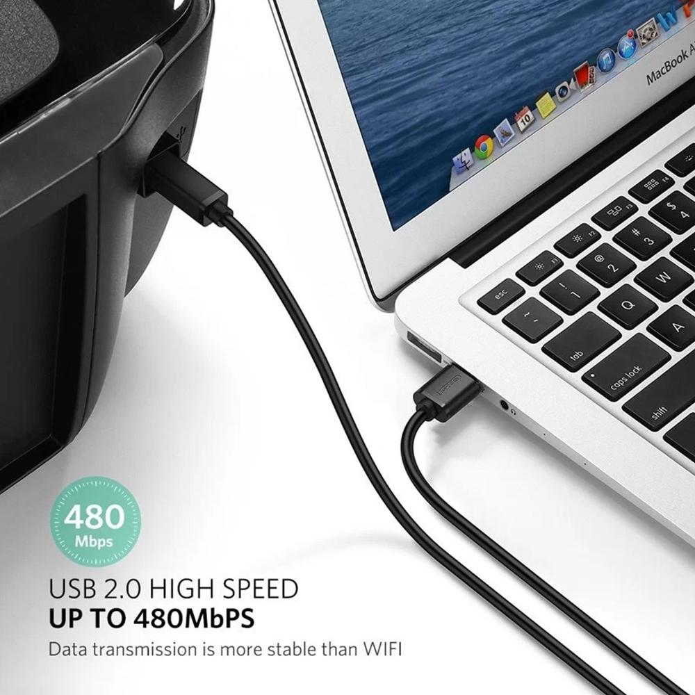 Cable Data USB A Male to USB B 2.0 Male UGREEN Scanner Printer Kabel