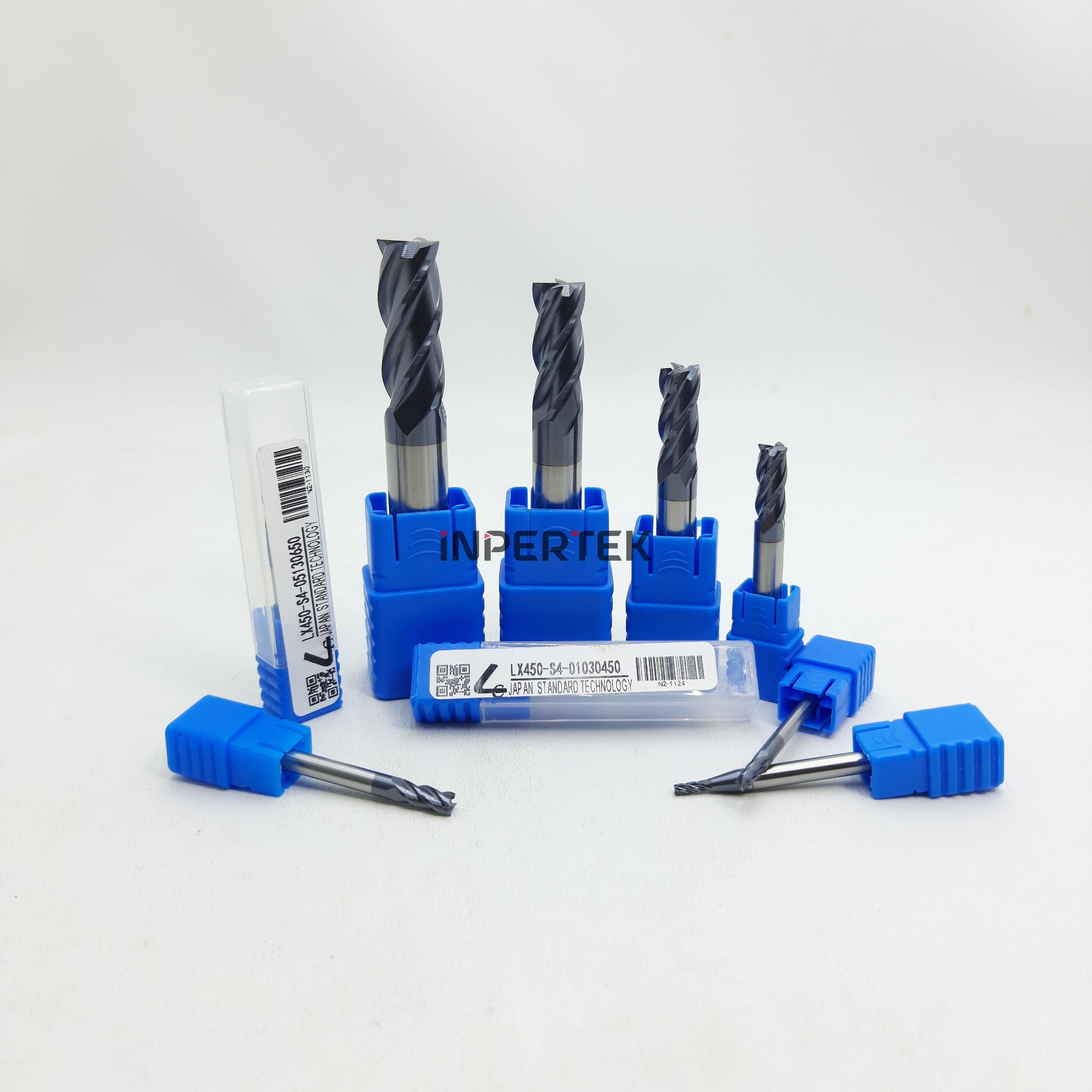 Endmill 16 4F Lexees Endmill Carbide 16 HRC45 Pisau Cutter Milling 16 X 150L