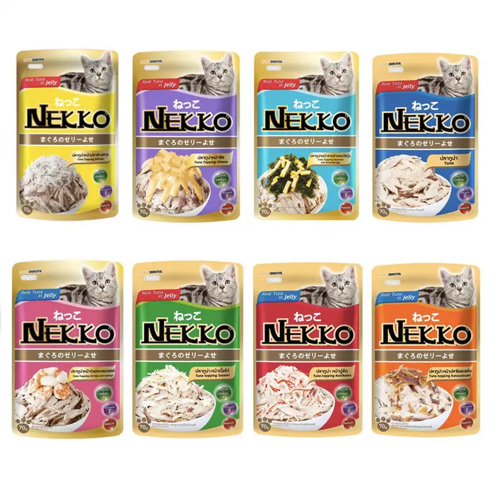 Nekko Pouch 70 gr - Makanan Basah Kucing 0