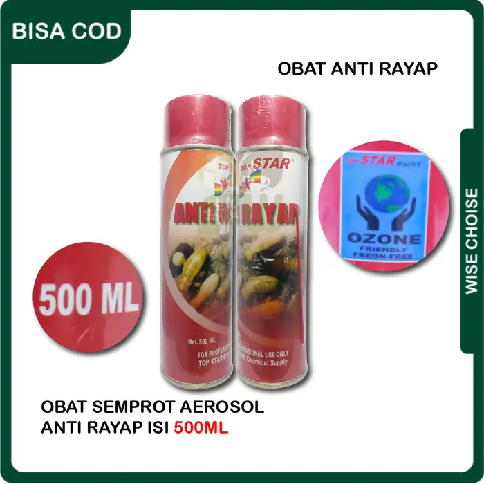 Obat Anti Rayap Semprot Pest Control Spray Kayu Tembok Dinding