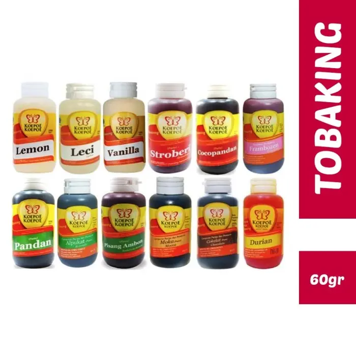 Pasta Perisa Koepoe 60ml Varian A Cocopandan Taro Vanila Moka
