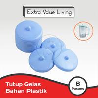Gambar YOSHIKAWA Tutup Gelas Plastik 8 CM 12 Pcs Tutup Cangkir T-080-TP - BIRU dari Extra Value Living Kota Administrasi Jakarta Barat 2 Tokopedia