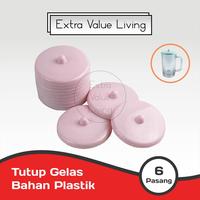 Gambar YOSHIKAWA Tutup Gelas Plastik 8 CM 12 Pcs Tutup Cangkir T-080-TP - BIRU dari Extra Value Living Kota Administrasi Jakarta Barat 1 Tokopedia