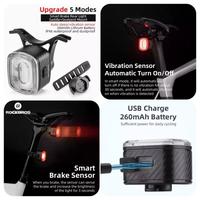 Gambar Lampu Belakang Sepeda Rockbros Q4 Bicycle Rear Tail Smart Light MTB dari Rockbrosindo Kota Surabaya 4 Tokopedia