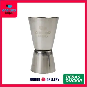 ONE TWO CUPS Gelas Ukur Bartender Cocktail Measuring Double Shot LE2